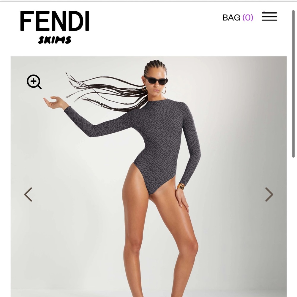 NWT Fendi Skims thong bodysuit